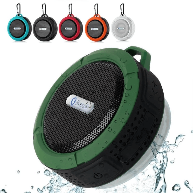 Mini Portable Waterproof Bluetooth Speaker with Suction Cup - Big J's Showstoppin' Store